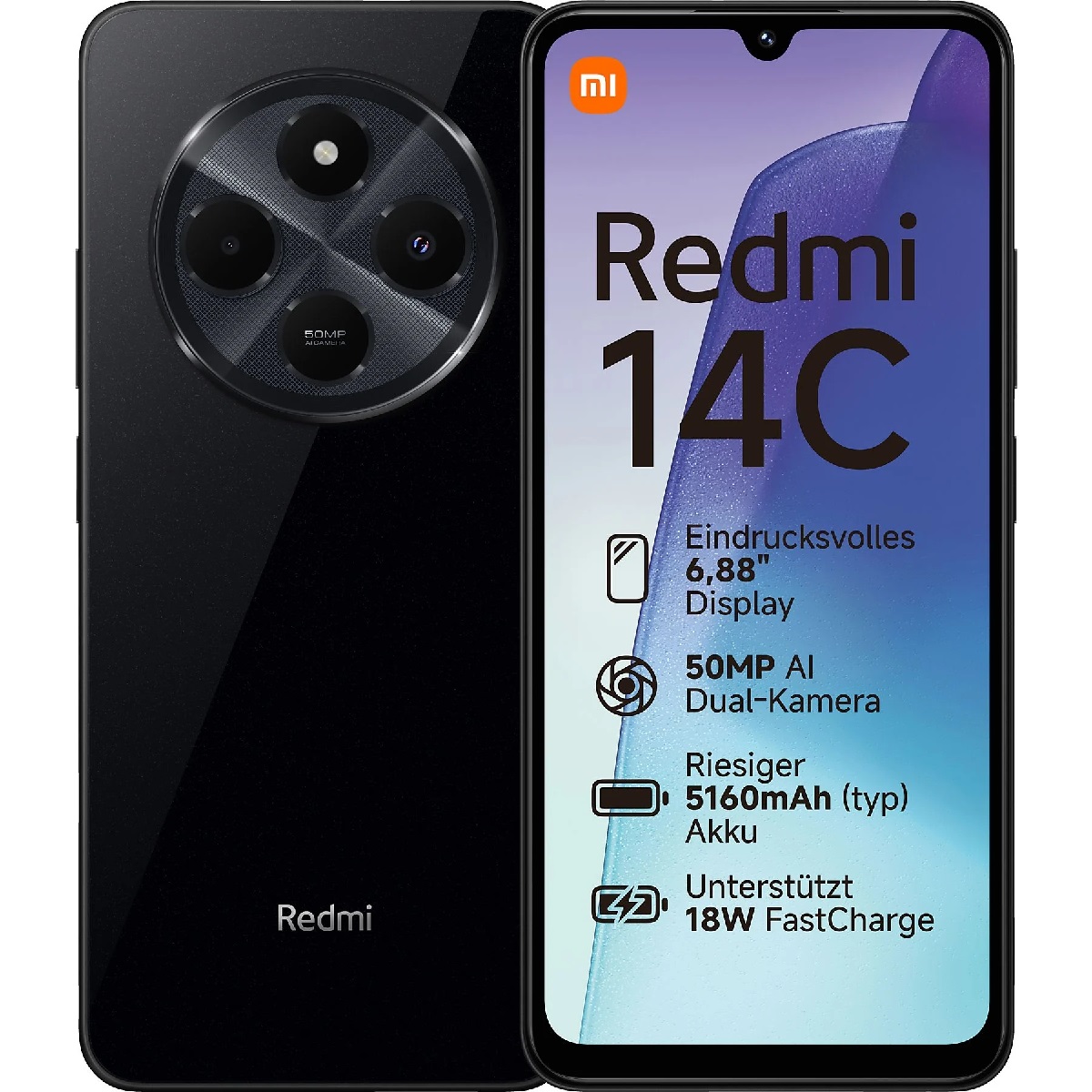 Xiaomi Redmi 14C 4GB/128GB, black