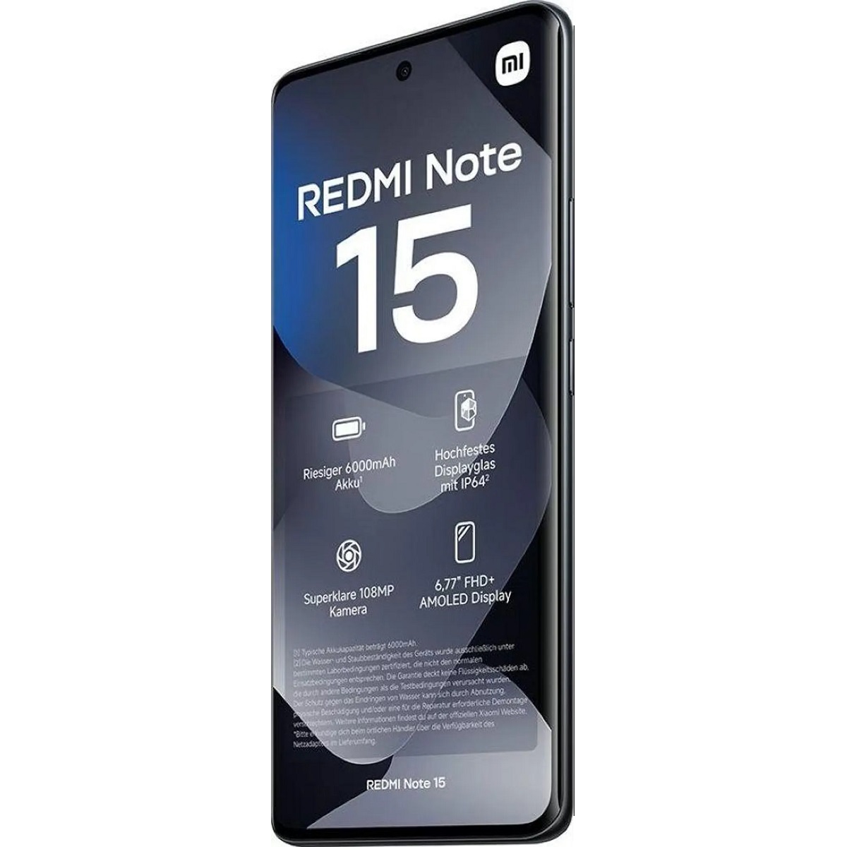 Xiaomi Redmi Note 15 6GB/128GB, black (EU)