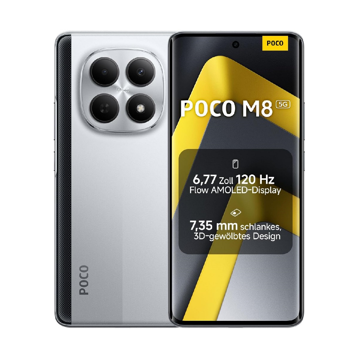 Xiaomi POCO M8 5G 8GB/256GB, silver (EU)