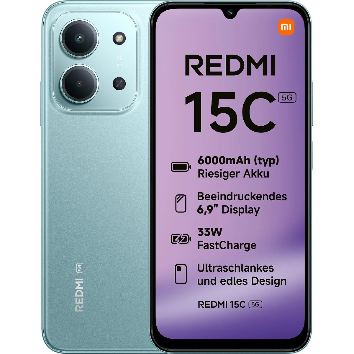 Xiaomi Redmi 15C 5G 4GB/128GB, green