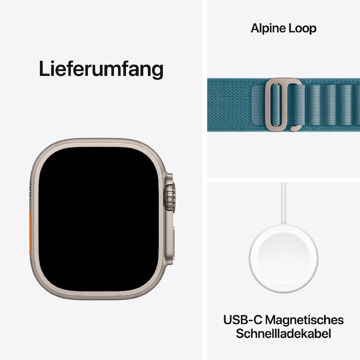 Apple Watch Ultra 3 LTE 49mm Titan,natual (MEWM4)