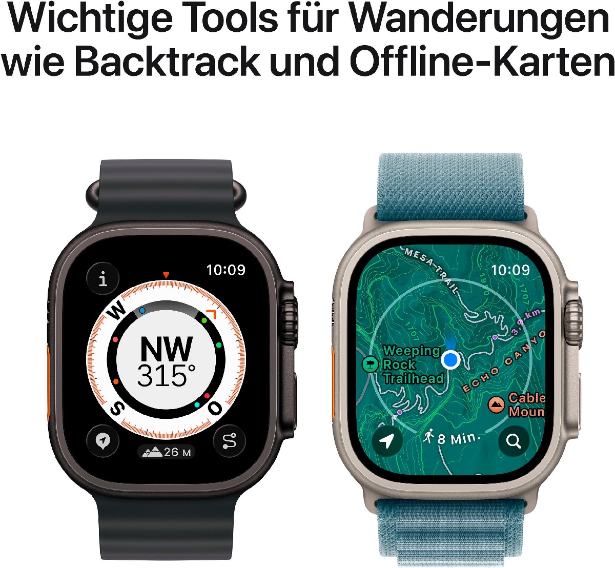 Apple Watch Ultra 3 LTE 49mm Titan,natual (MEWM4)