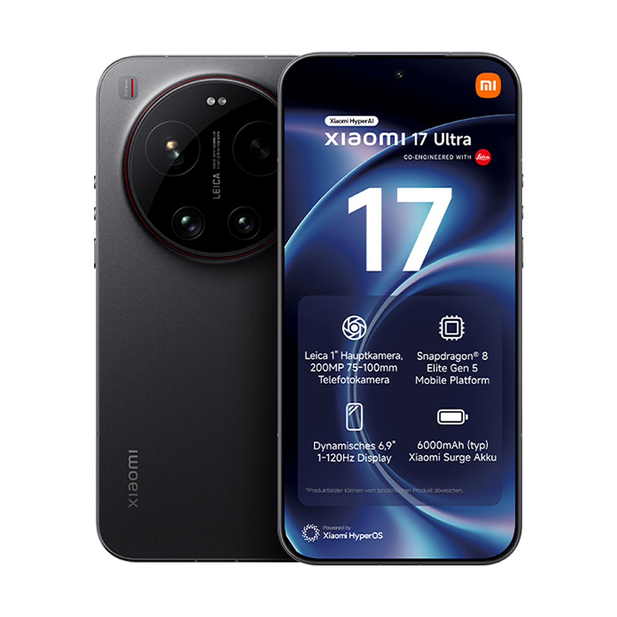 Xiaomi 17 Ultra 5G 16GB/512GB, black (EU)