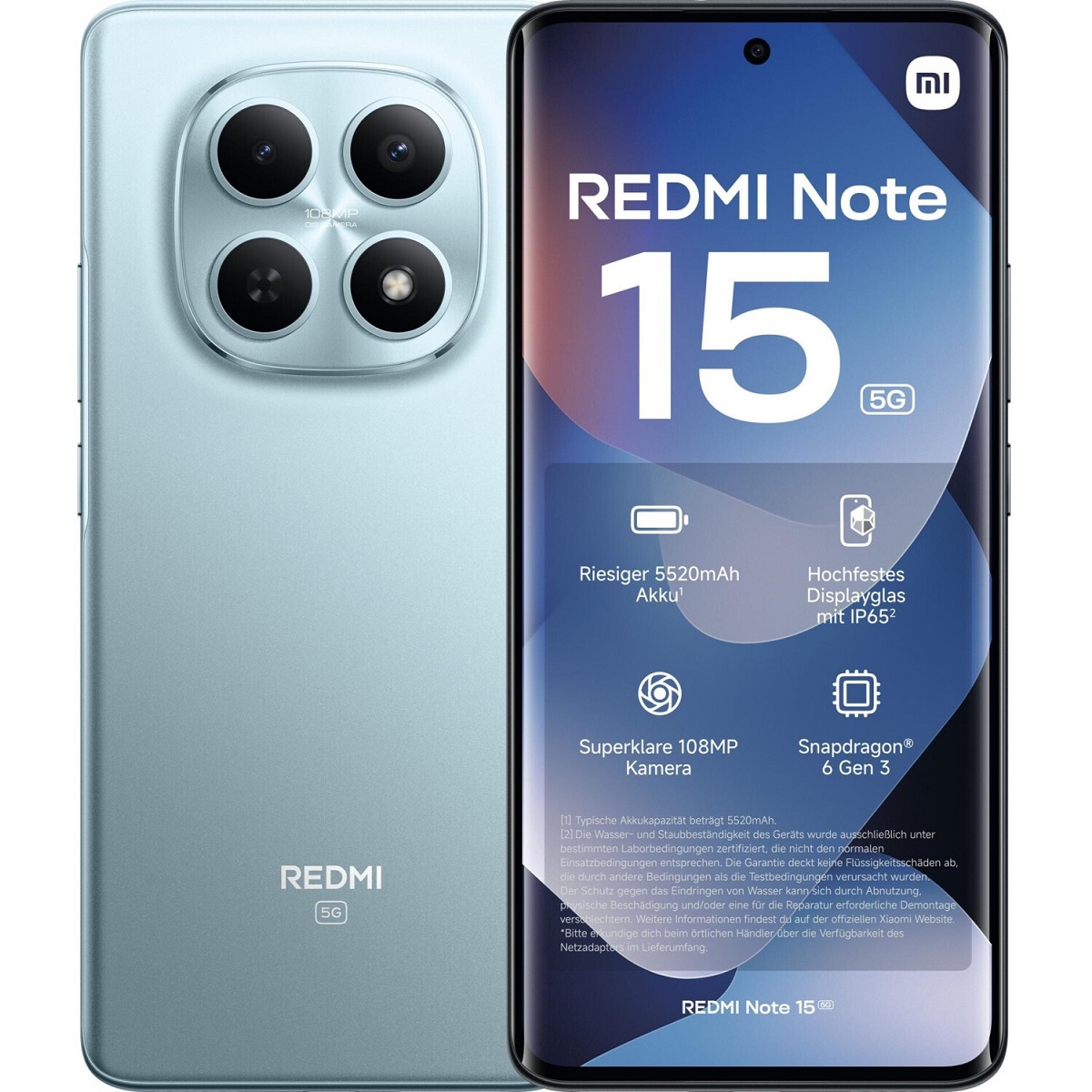 Xiaomi Redmi Note 15 5G 8GB/256GB, blue (EU)