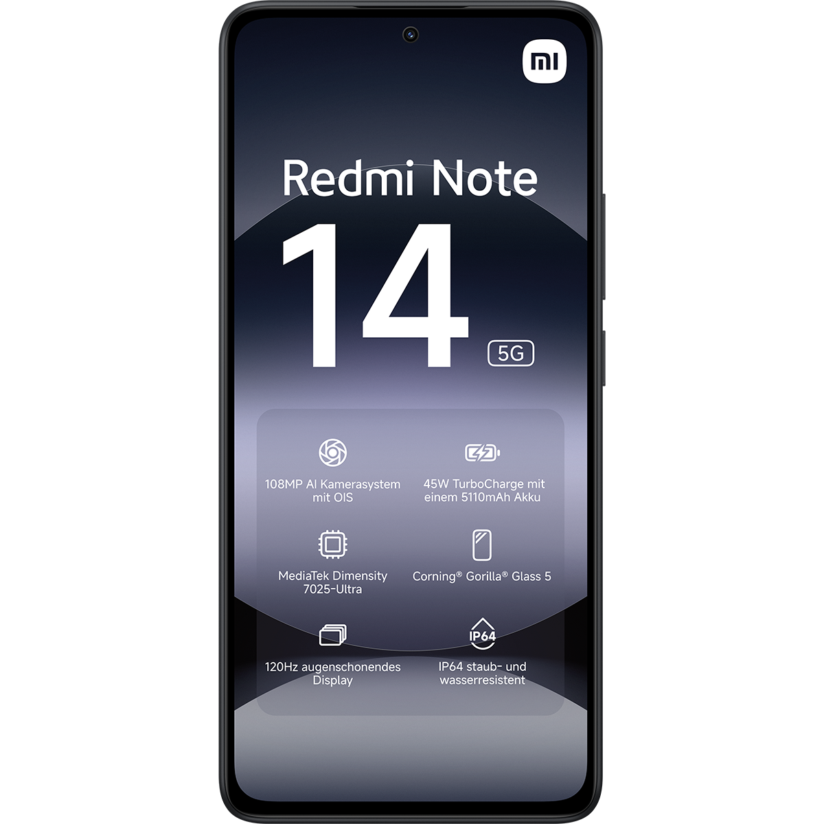 Xiaomi Redmi Note 14 5G 6GB/128GB, black (EU)