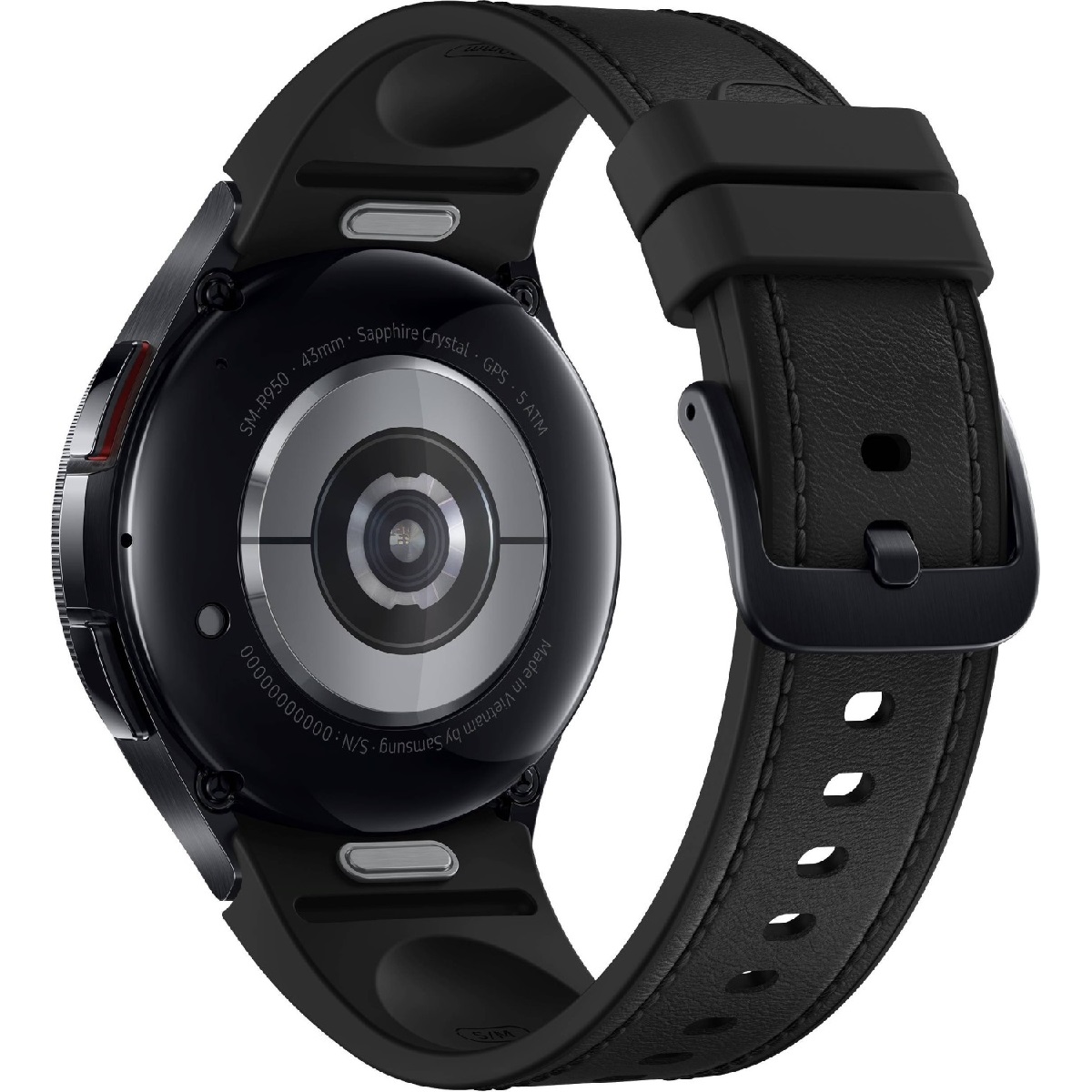 Samsung Watch 6 SM-R955 43mm LTE, black (EU)