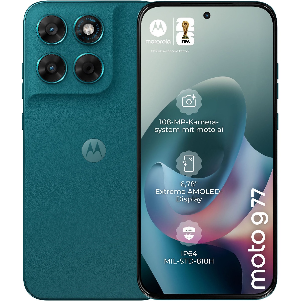 Motorola Moto G77 5G 256GB, shaded spruce
