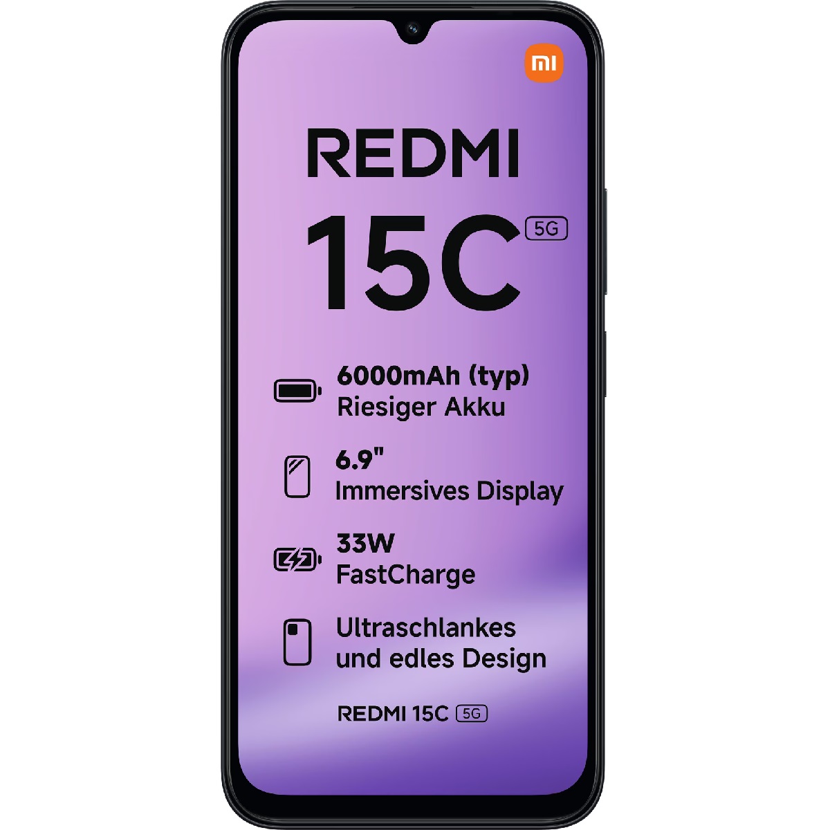 Xiaomi Redmi 15C 5G 4GB/128GB, black