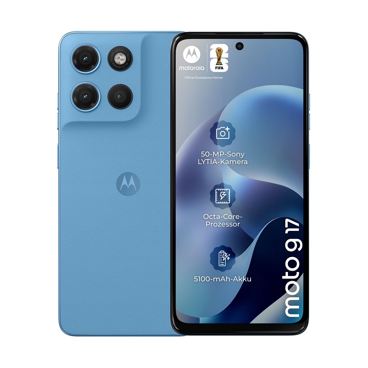 Motorola Moto G17 128GB, alaskan blue