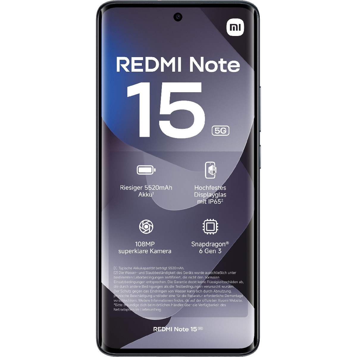 Xiaomi Redmi Note 15 5G 8GB/256GB, black (EU)