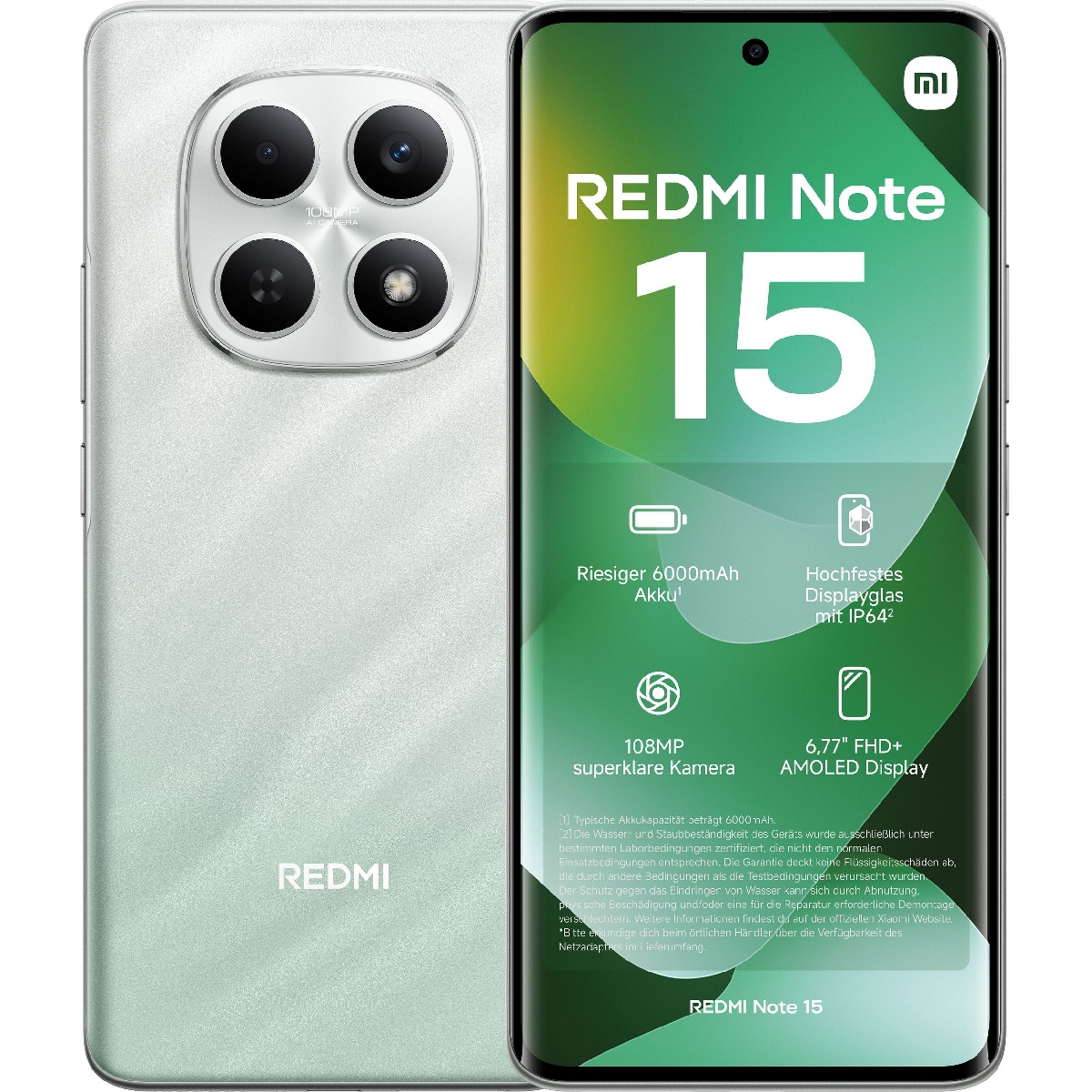 Xiaomi Redmi Note 15 6GB/128GB, green (EU)