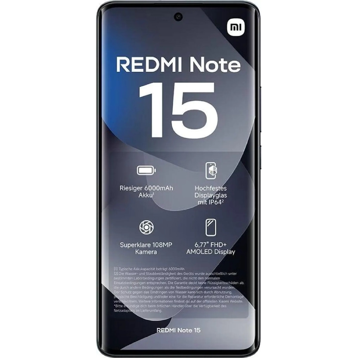 Xiaomi Redmi Note 15 6GB/128GB, black (EU)