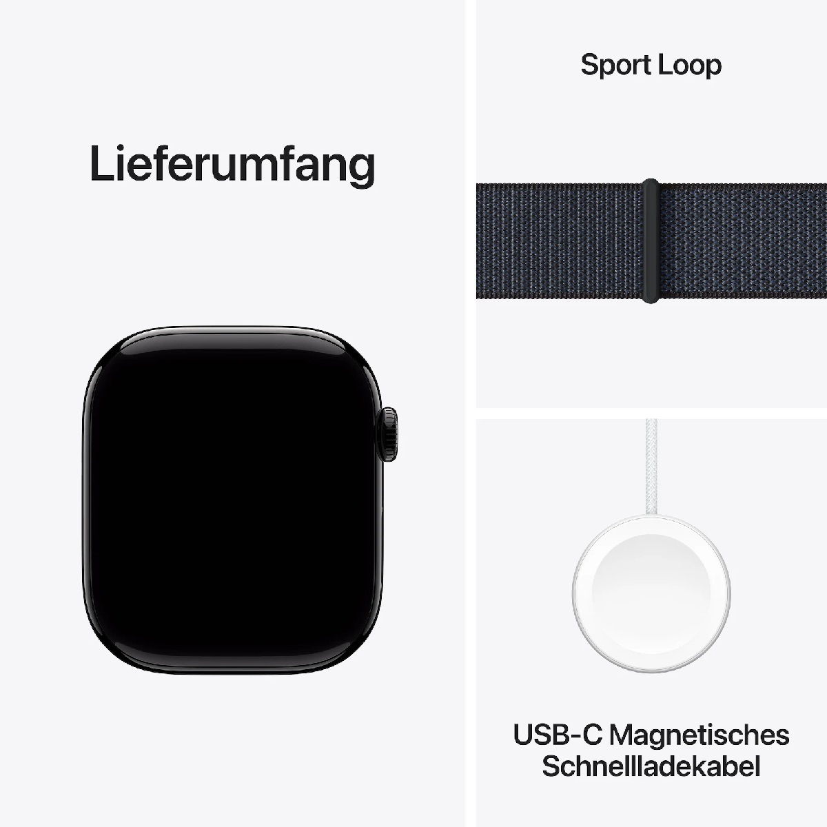 Apple Watch 10 LTE 46mm Alu, black (MWY53)